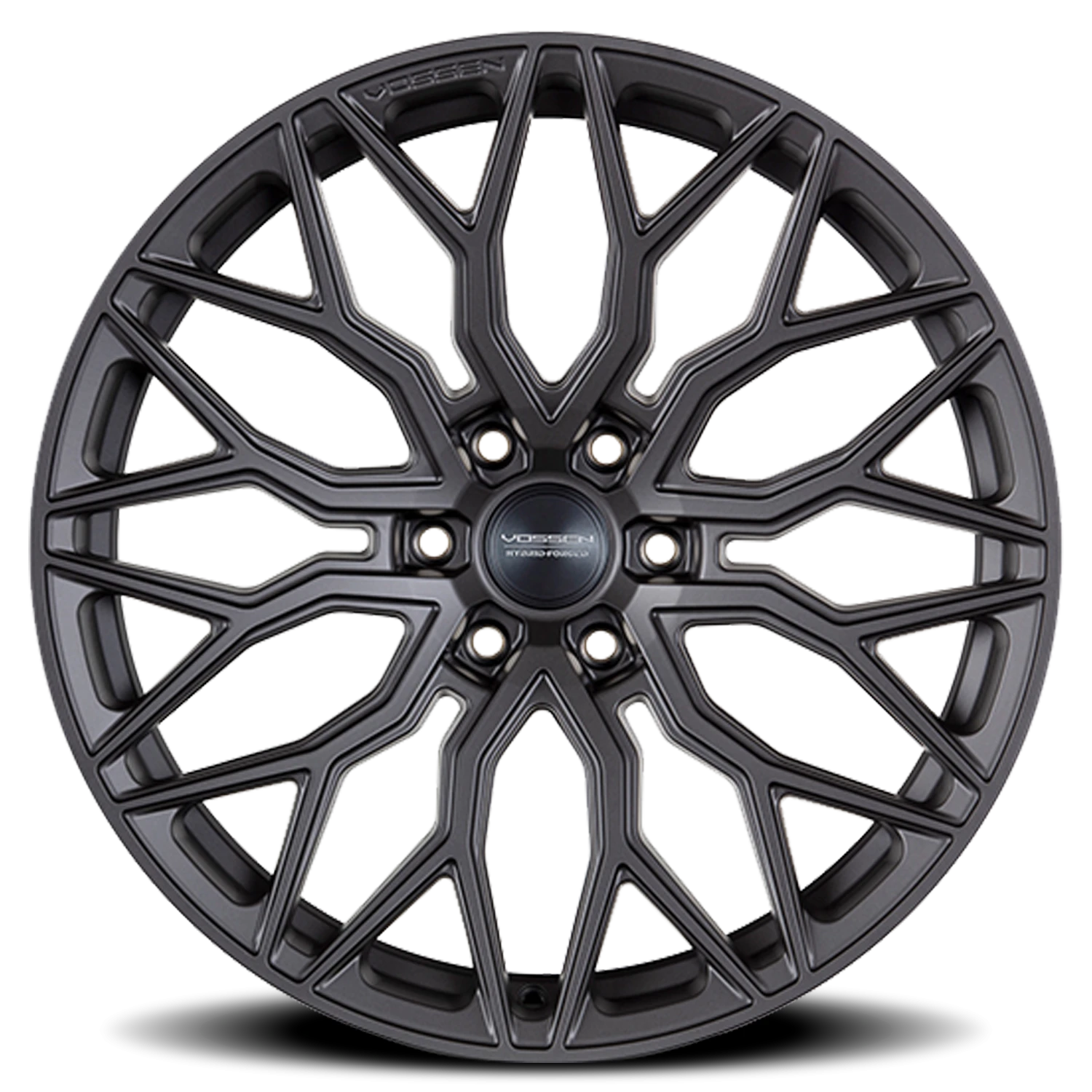 Vossen HF6-3 Matte Gunmetal 22x9.5 +20 6x135mm 87.1mm