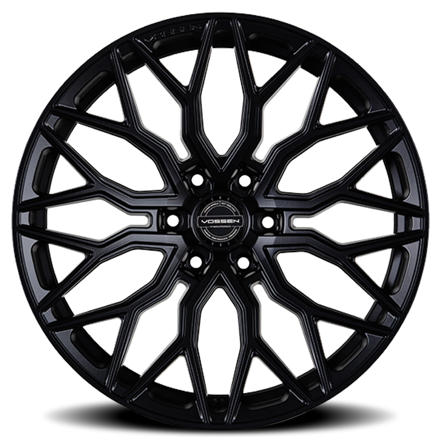 Vossen HF6-3 Satin Black 20x9.5 +15 6x139.7mm 106.1mm - Wheelwiz