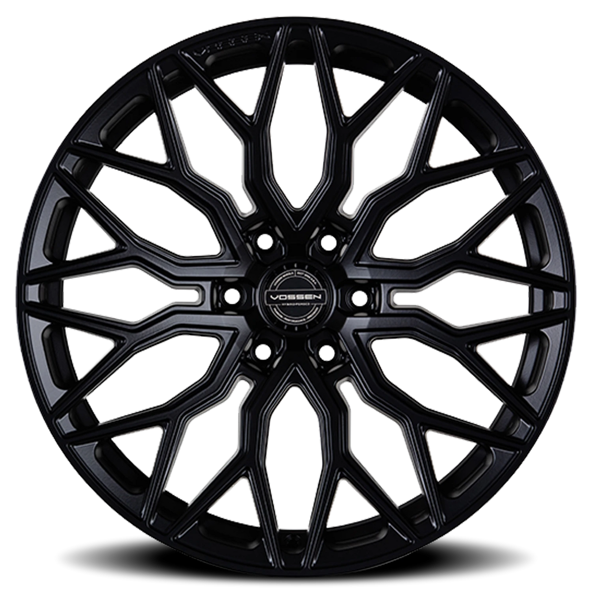 Vossen HF6-3 Satin Black 24x10 +25 6x135mm 87.1mm - Wheelwiz