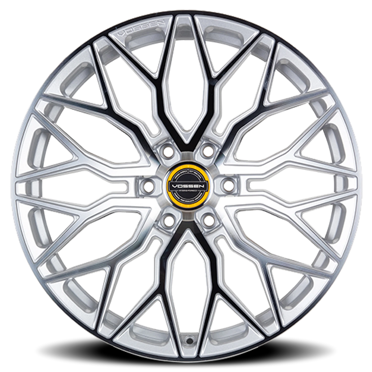 Vossen HF6-3 Silver Polished 22x9.5 +20 6x135mm 87.1mm - Wheelwiz