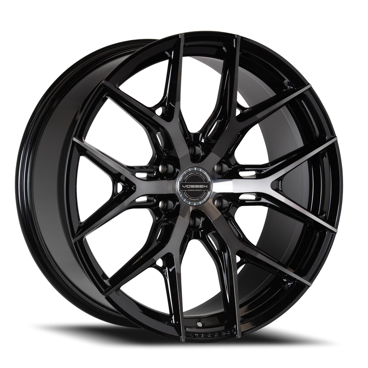 Vossen HF6-4 Tinted Gloss Black 22x10 -18 6x139.7mm 106.1mm