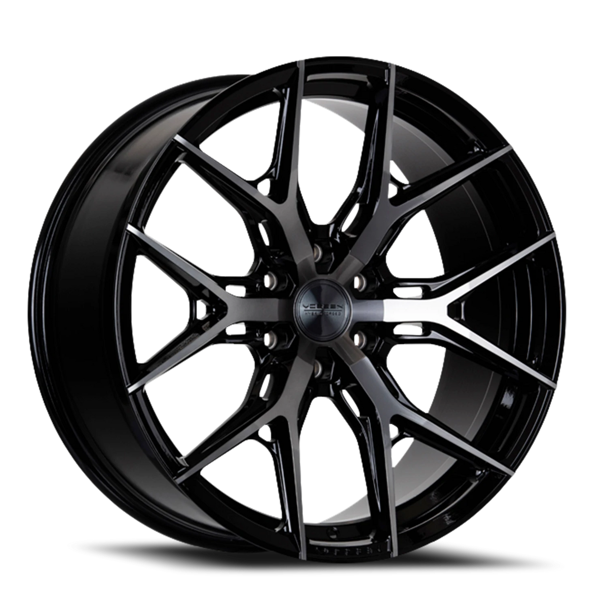 Vossen HF6-4 Tinted Gloss Black 22x9.5 +30 6x139.7mm 95.1mm - Wheelwiz