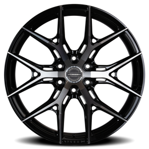 Vossen HF6-4 Tinted Gloss Black 22x9.5 +20 6x139.7mm 106.1mm - Wheelwiz