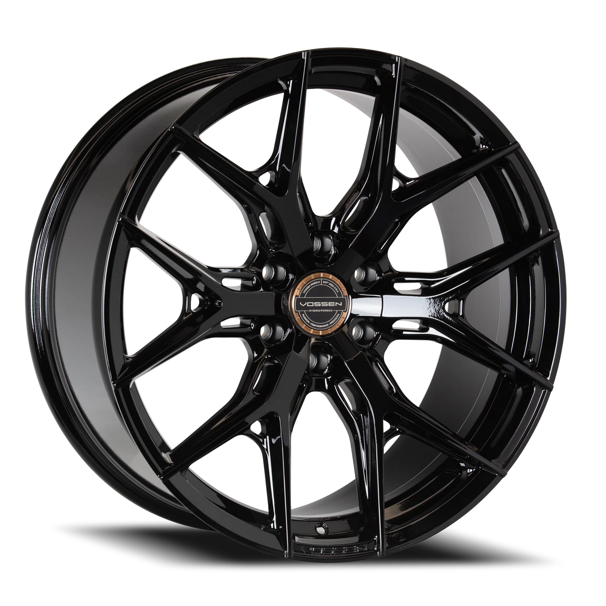 Vossen HF6-4 Gloss Black 22x12 -44 6x139.7mm 106.1mm