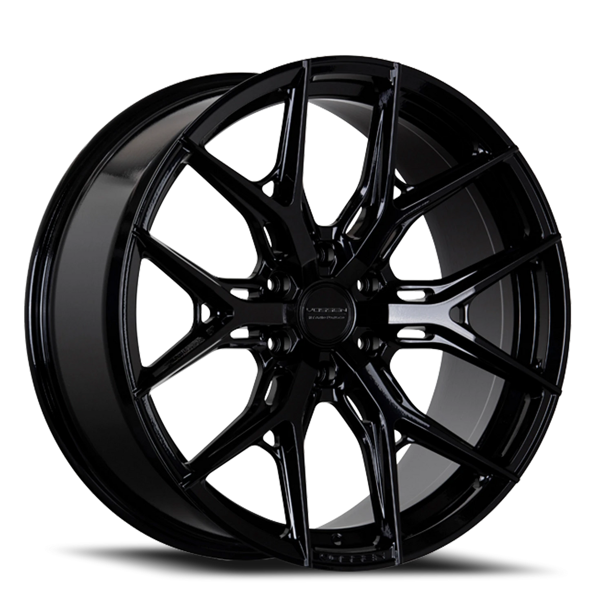 Vossen HF6-4 Gloss Black 24x10 +3 6x139.7mm 106.1mm - Wheelwiz
