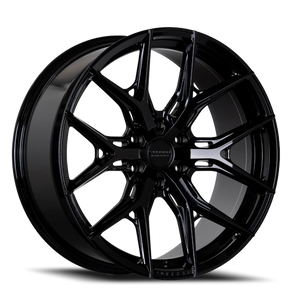 Vossen HF6-4 Gloss Black 24x10 +3 6x139.7mm 106.1mm - Wheelwiz