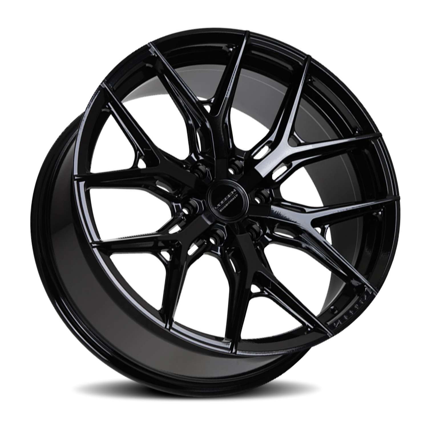 Vossen HF6-4 Gloss Black 24x10 +3 6x139.7mm 106.1mm - Wheelwiz