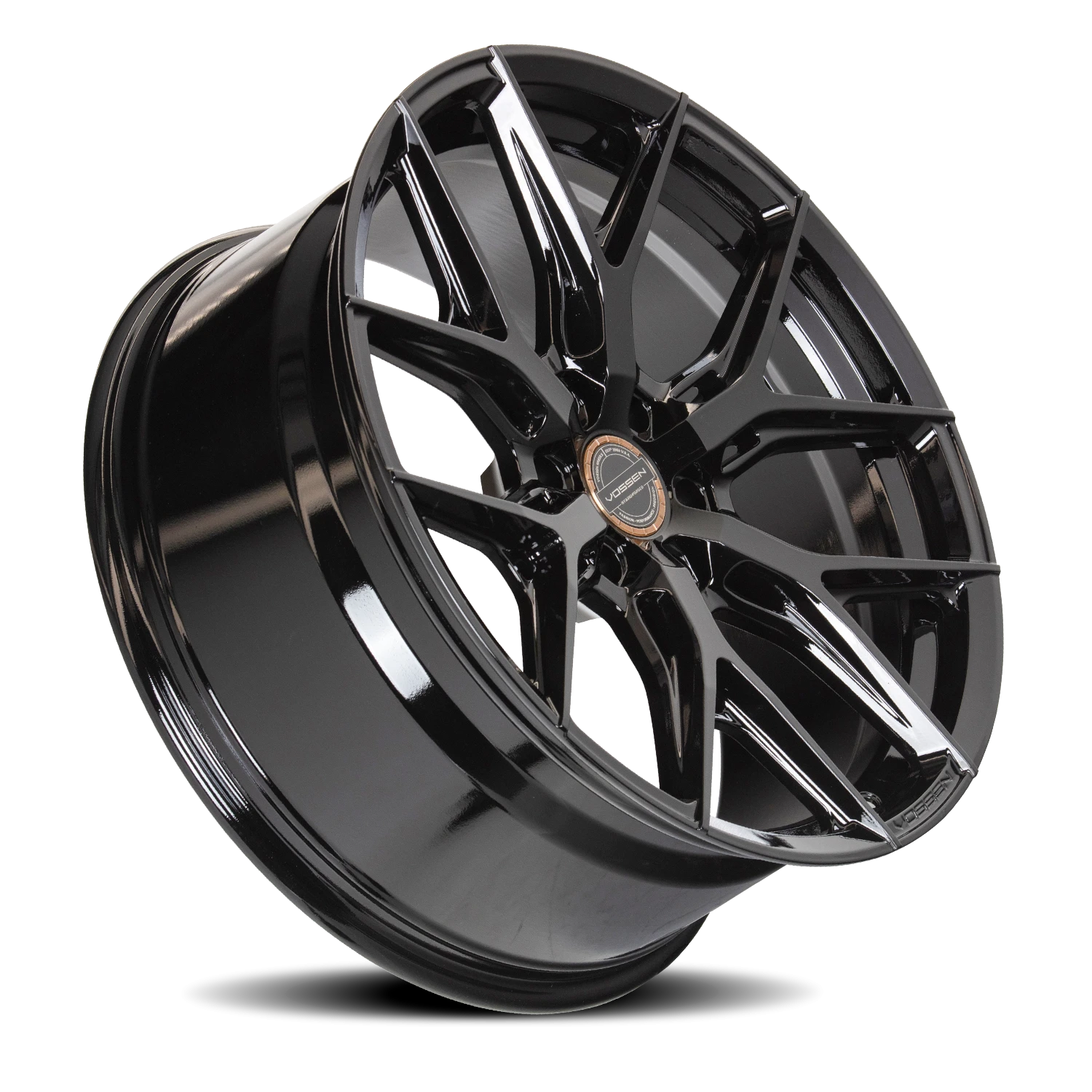 Vossen HF6-4 Gloss Black 22x10 -18 6x135mm 87.1mm