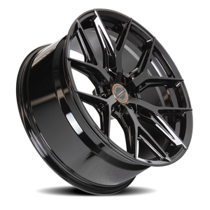 Vossen HF6-4 Gloss Black 22x10 -18 6x135mm 87.1mm - Wheelwiz
