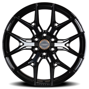 Vossen HF6-4 Gloss Black 17x9 0 6x139.7mm 106.1mm