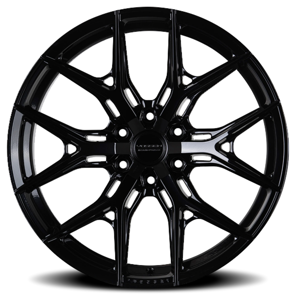 Vossen HF6-4 Tinted Gloss Black 18x8.5 +35 6x130mm 84.1mm - Wheelwiz