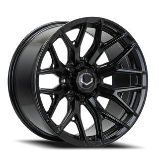 Vossen HF6-4 Gloss Black 20x9 +18 8x165.1mm 125.1mm