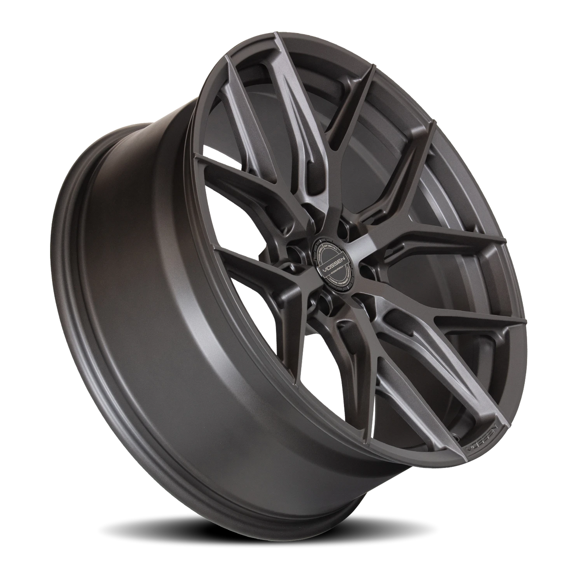 Vossen HF6-4 Matte Gunmetal 24x10 +25 6x135mm 87.1mm