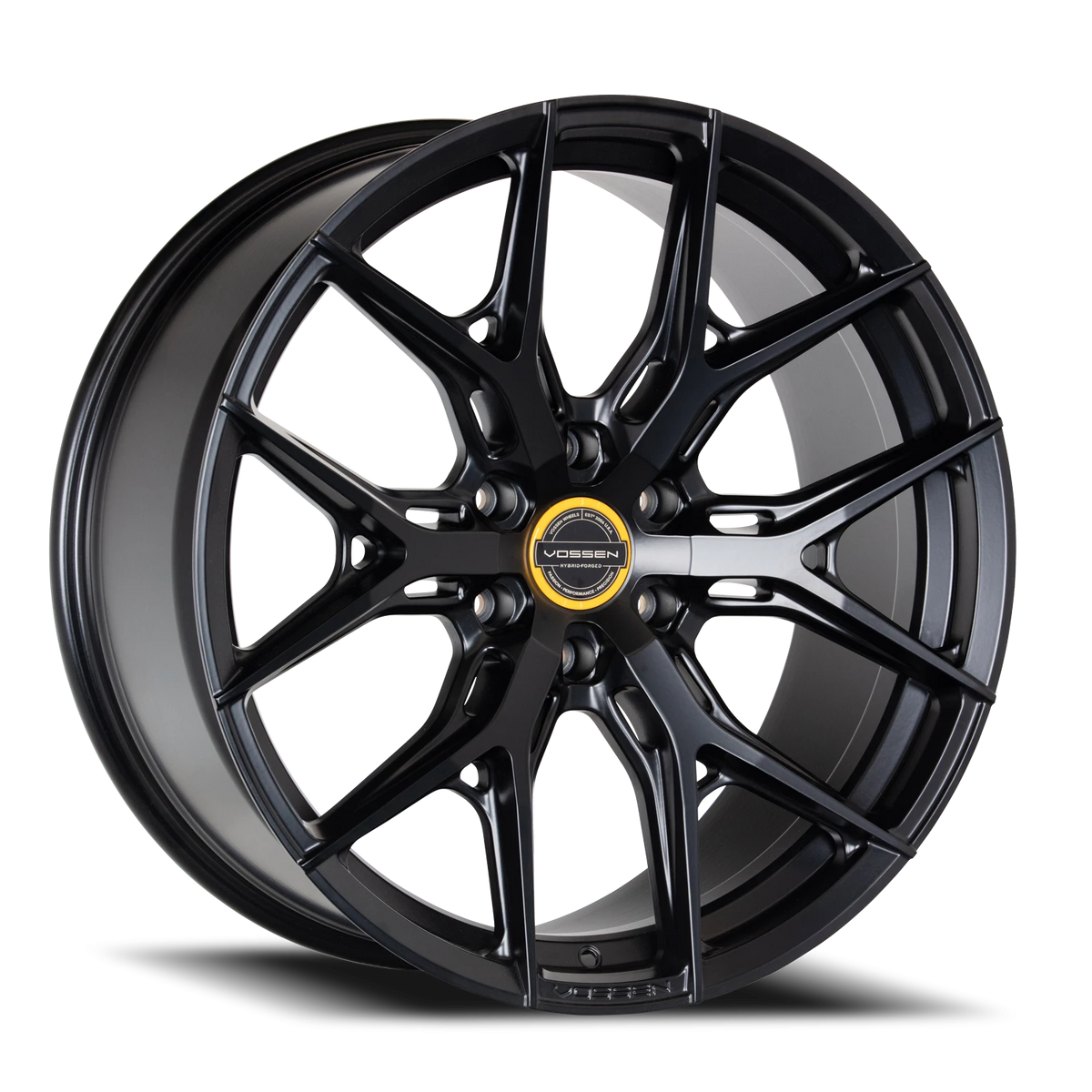 Vossen HF6-4 Satin Black 22x9.5 +20 6x139.7mm 106.1mm - Wheelwiz