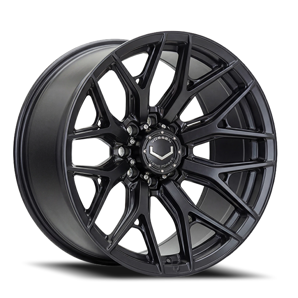 Vossen HF6-4 Satin Black 24x12 -44 8x180mm 124.3mm - Wheelwiz