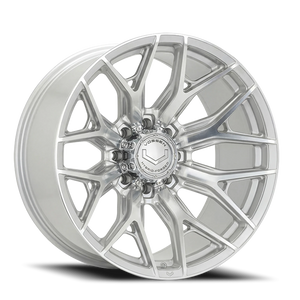 Vossen HF6-4 Silver Polished 24x12 -44 8x165.1mm 125.1mm - Wheelwiz