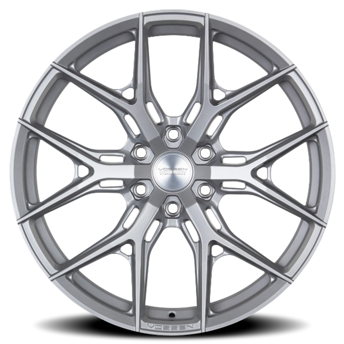 Vossen HF6-4 Satin Silver 20x9.5 +15 6x135mm 87.1mm