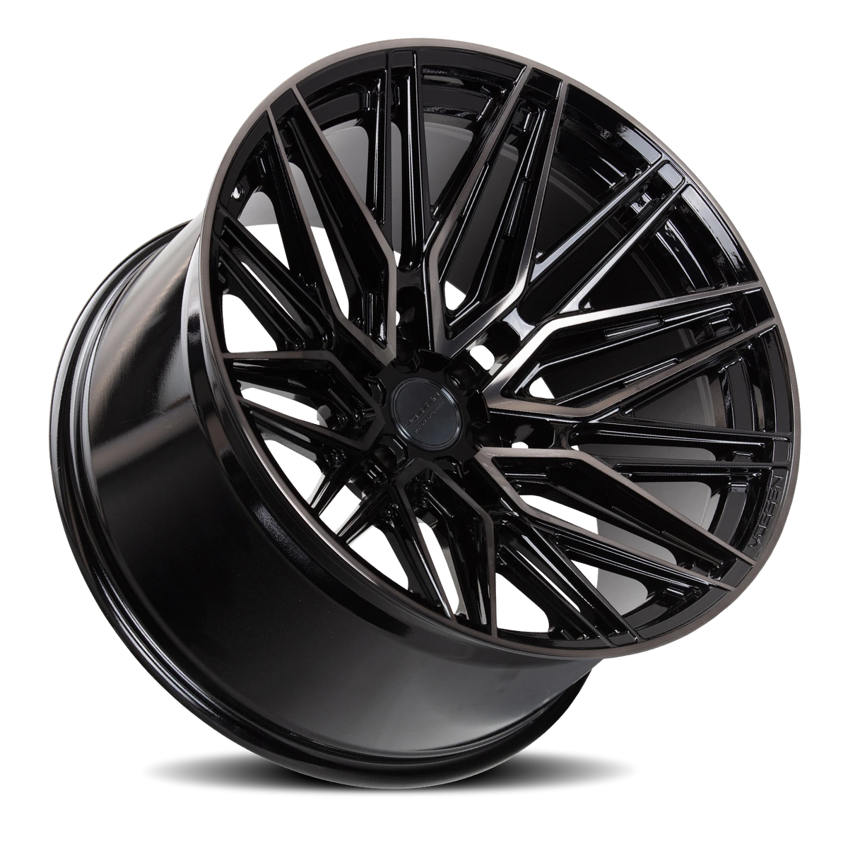 Vossen HF6-5 Tinted Gloss Black 22x12 -44 6x139.7mm 106.1mm - Wheelwiz