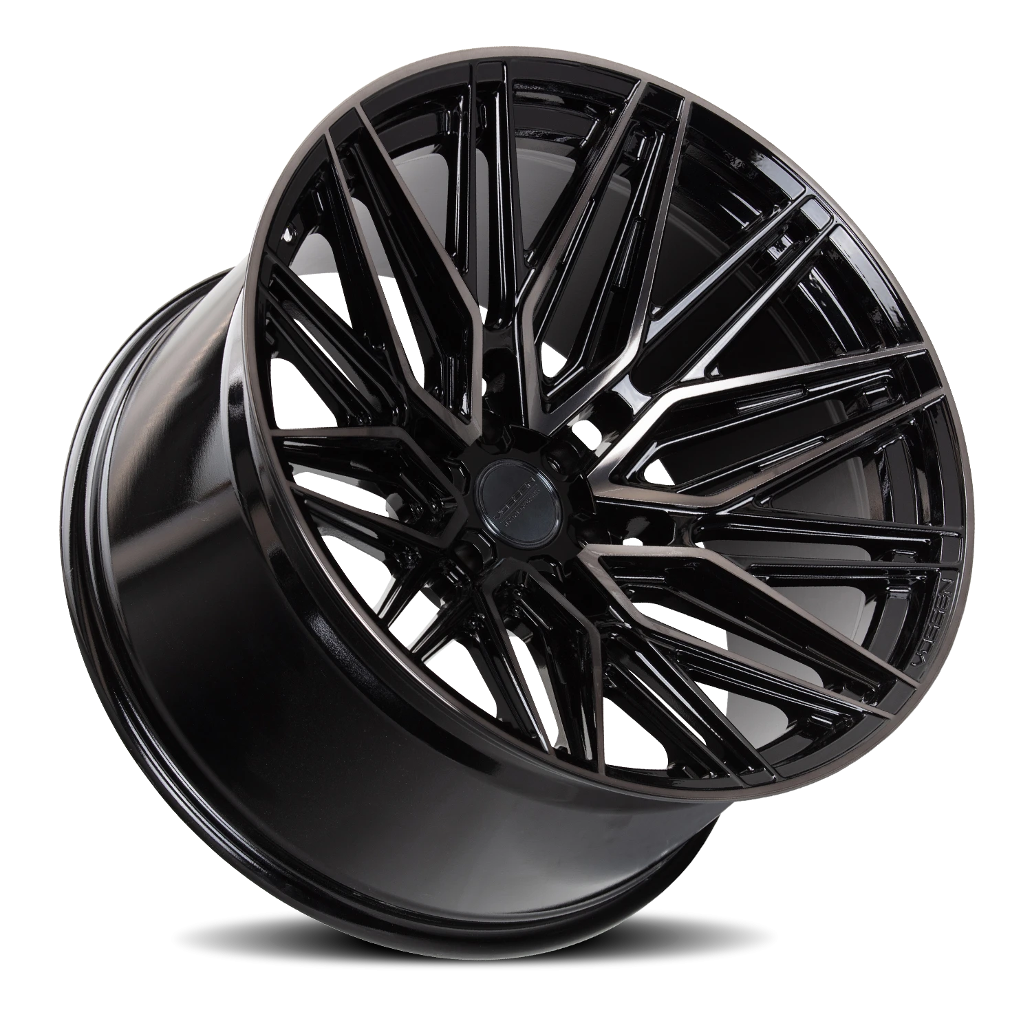 Vossen HF6-5 Tinted Gloss Black 22x12 -44 6x139.7mm 106.1mm - Wheelwiz