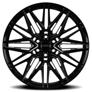 Vossen HF6-5 Gloss Black 22x10 -18 6x139.7mm 106.1mm