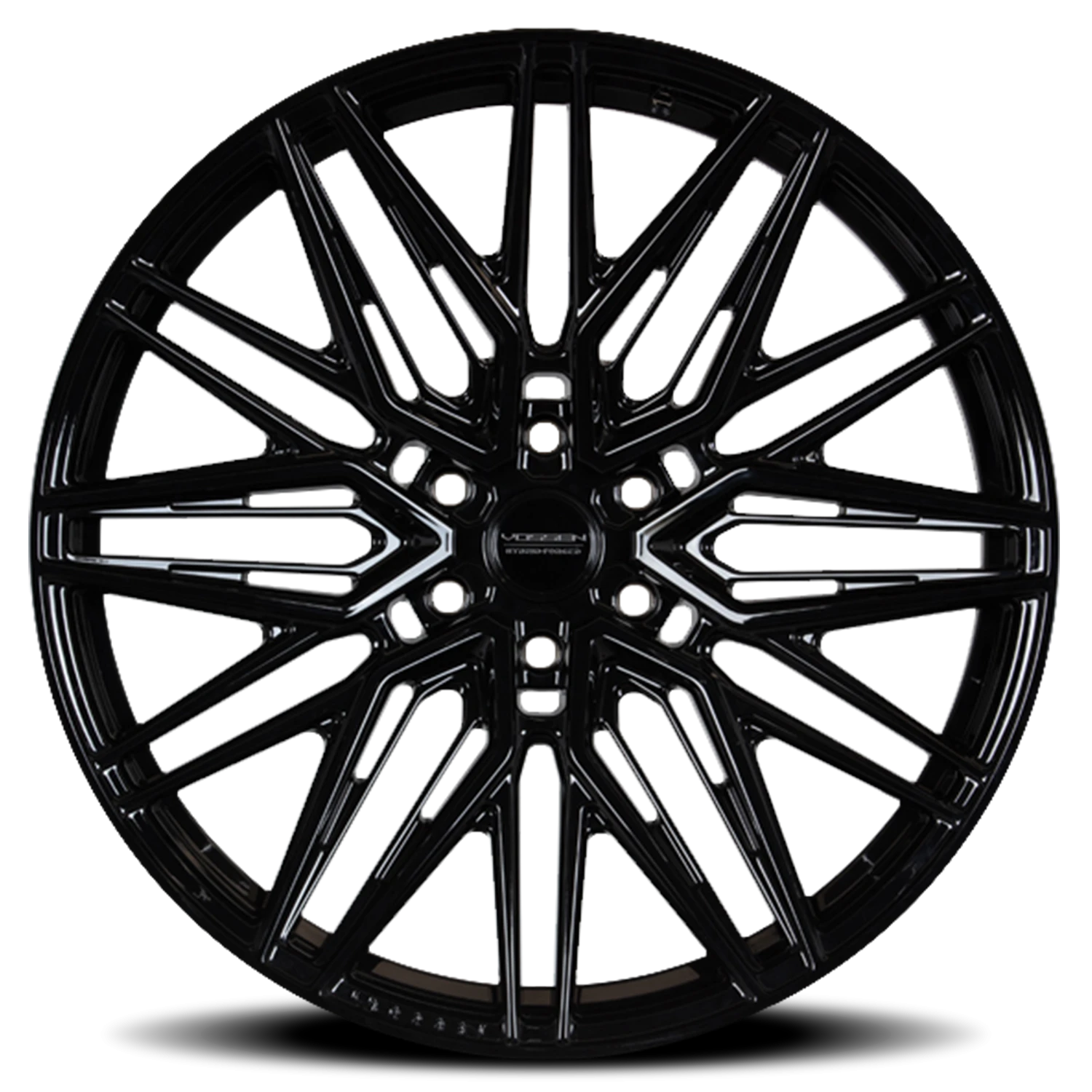 Vossen HF6-5 Gloss Black 22x9.5 +30 6x139.7mm 95.1mm