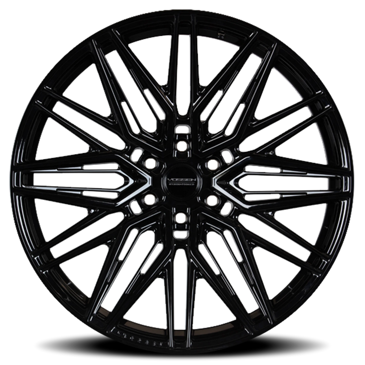 Vossen HF6-5 Gloss Black 22x9.5 +30 6x135mm 87.1mm - Wheelwiz