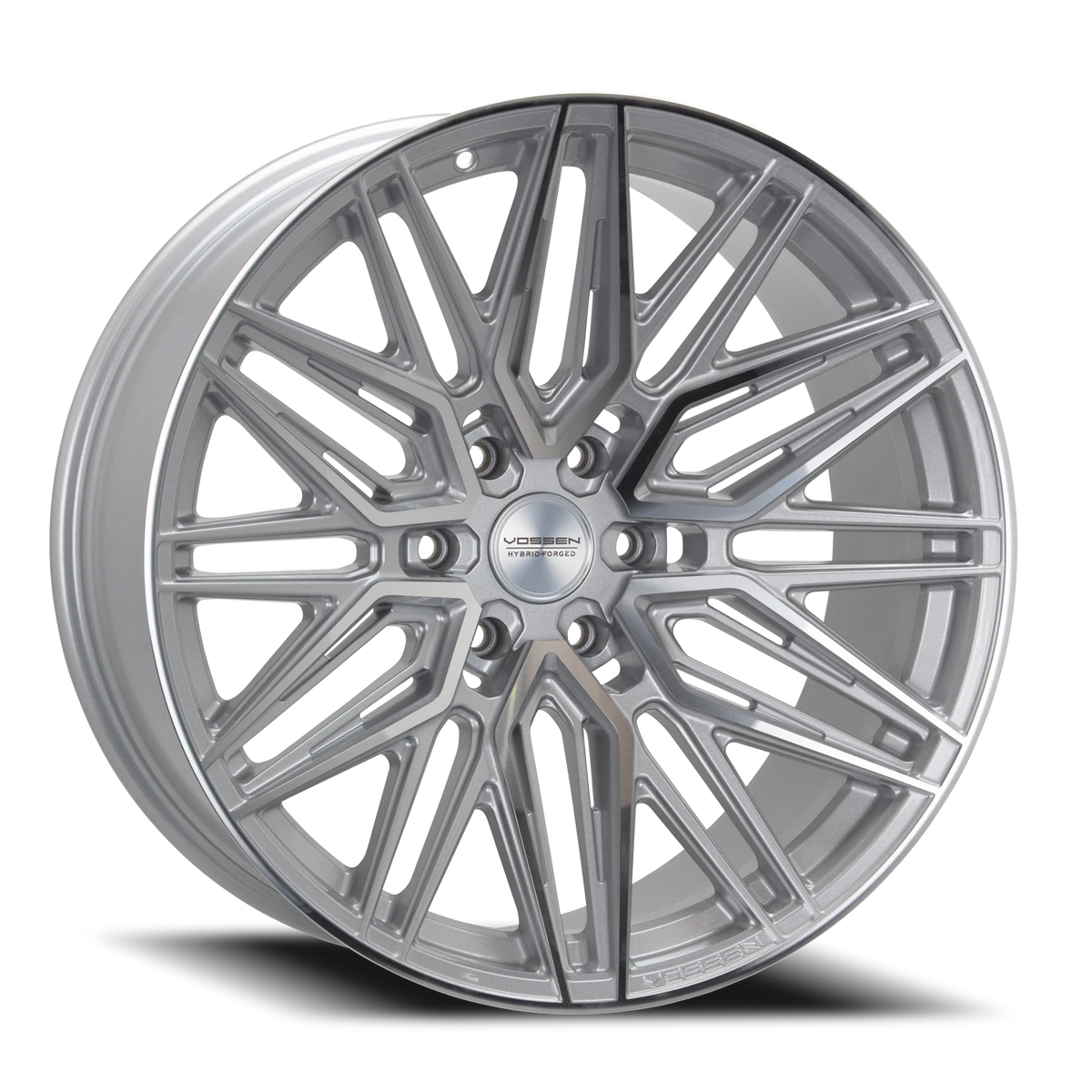 Vossen HF6-5 Silver Polished 24x10 +25 6x135mm 87.1mm