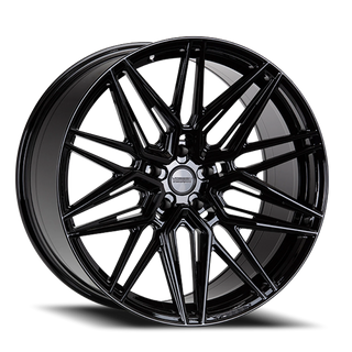 Vossen HF7 Gloss Black 22x9.5 +42 5x130mm 71.6mm