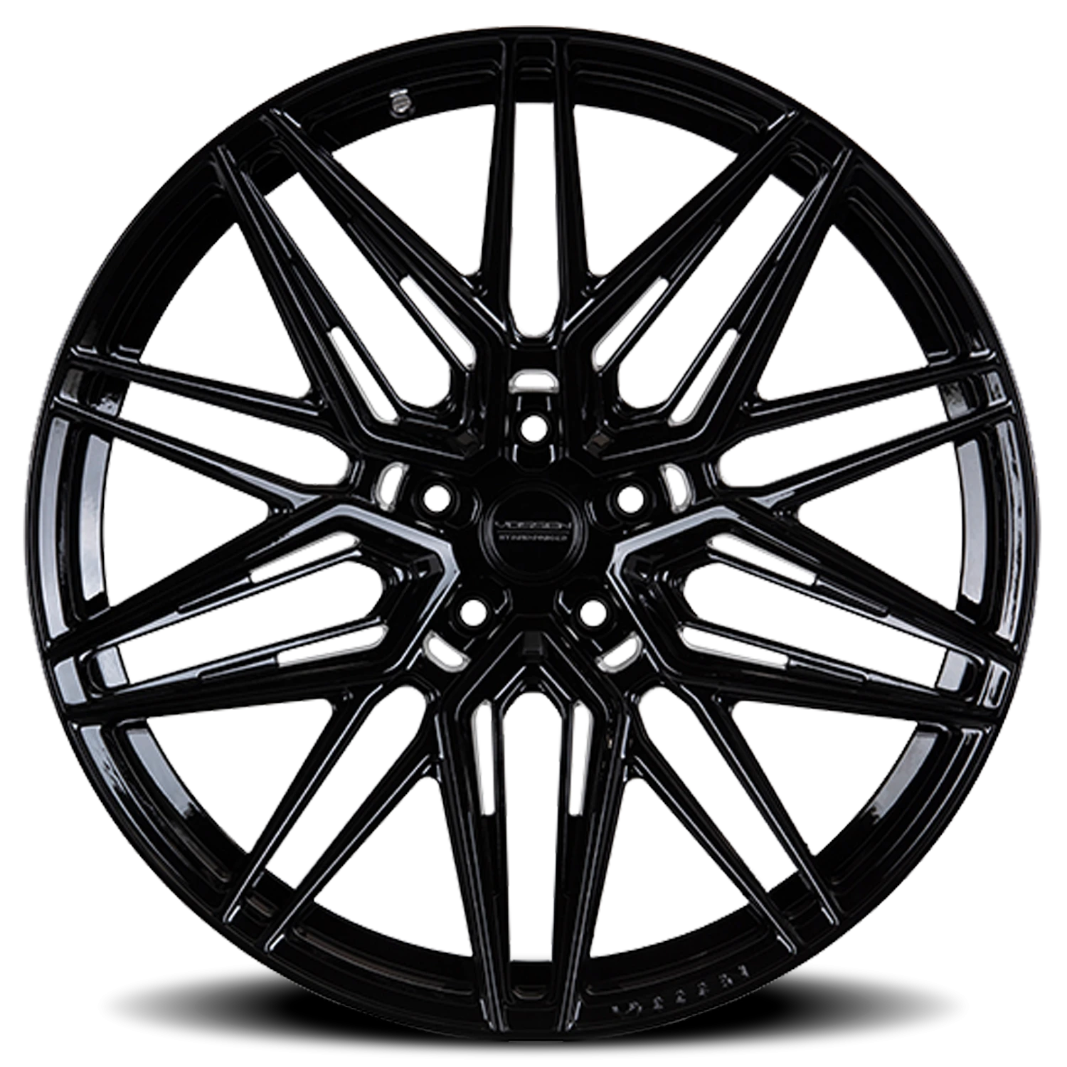 Vossen HF7 Gloss Black 24x10 +15 5x130mm 84.1mm - Wheelwiz