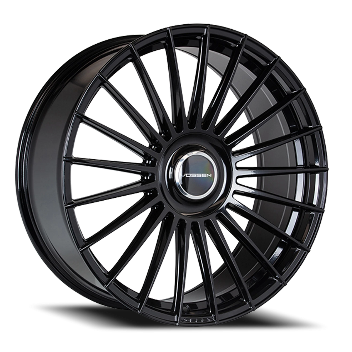 Vossen HF8 Gloss Black 22x9.5 +15 5x112mm 66.5mm