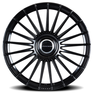 Vossen HF8 Gloss Black 24x10 +5 5x112mm 66.5mm