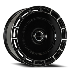 Vossen HF9 Gloss Black Polished 24x10 +5 5x112mm 66.5mm - Wheelwiz