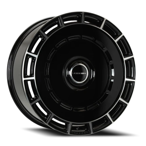 Vossen HF9 Gloss Black Polished 22x9.5 +20 6x139.7mm 106.1mm - Wheelwiz