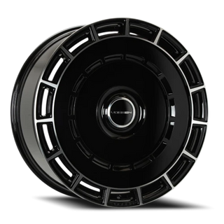Vossen HF9 Gloss Black Polished 22x9.5 +20 6x139.7mm 106.1mm