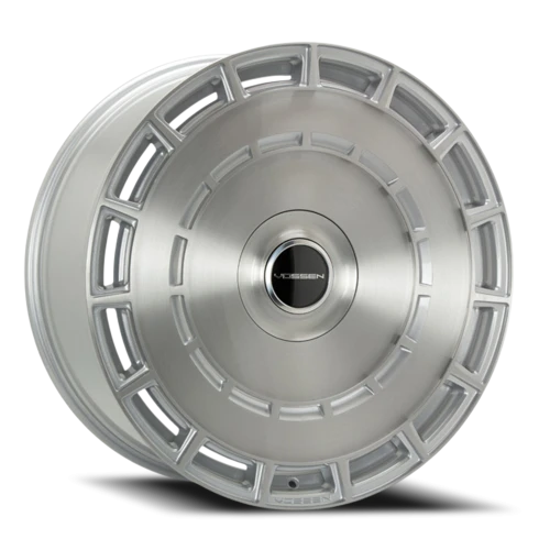 Vossen HF9 Silver Brushed 24x10 +25 6x139.7mm 106.1mm - Wheelwiz