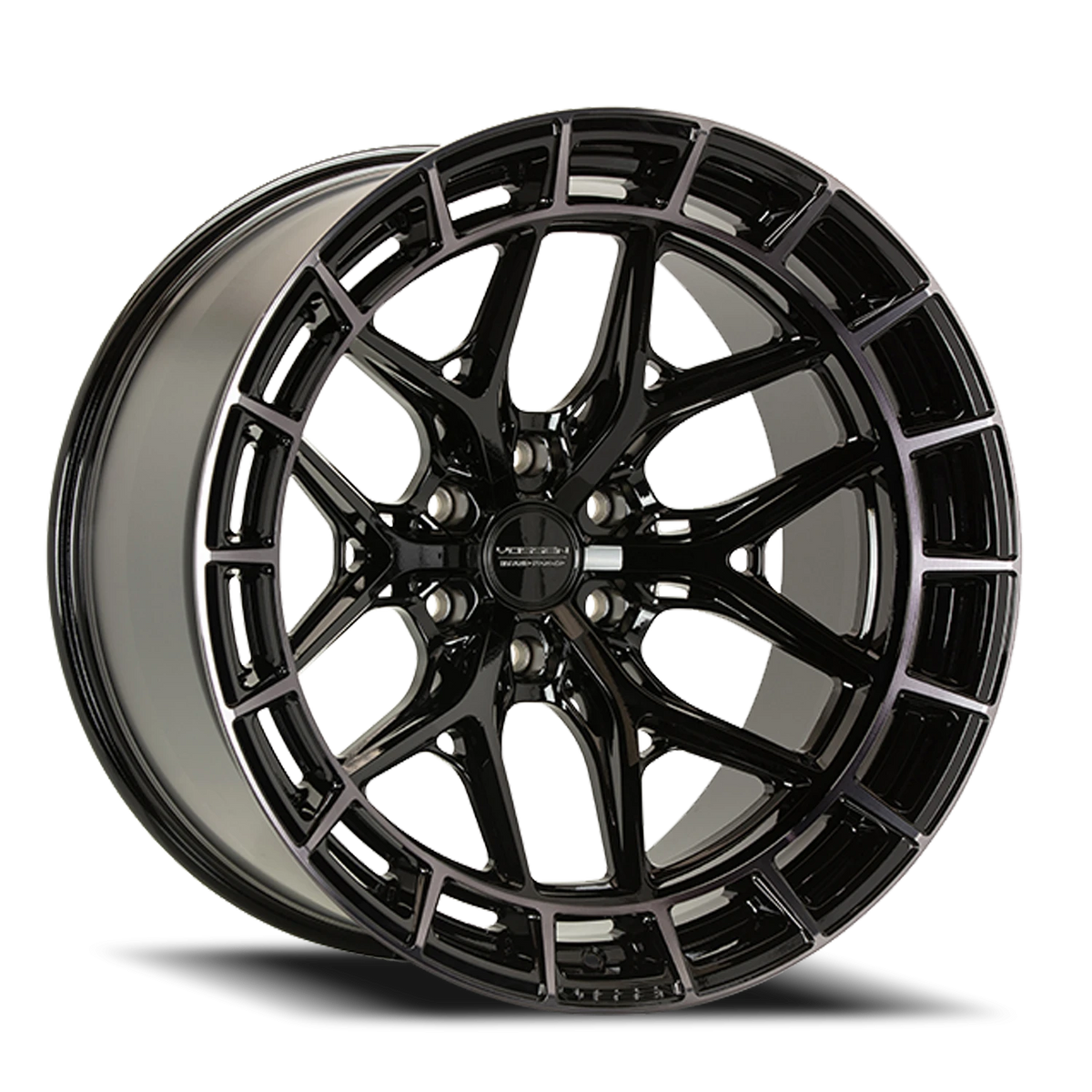 Vossen HFX1 Tinted Gloss Black 18x8.5 +35 6x139.7mm 106.1mm - Wheelwiz