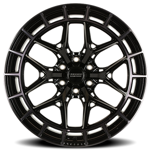 Vossen HFX1 Tinted Gloss Black 22x12 -44 6x139.7mm 106.1mm
