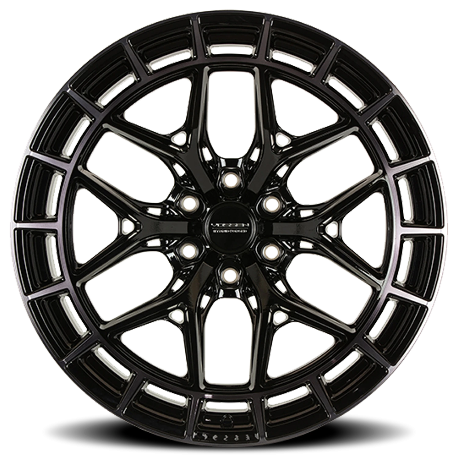 Vossen HFX1 Tinted Gloss Black 24x10 +25 6x135mm 87.1mm - Wheelwiz