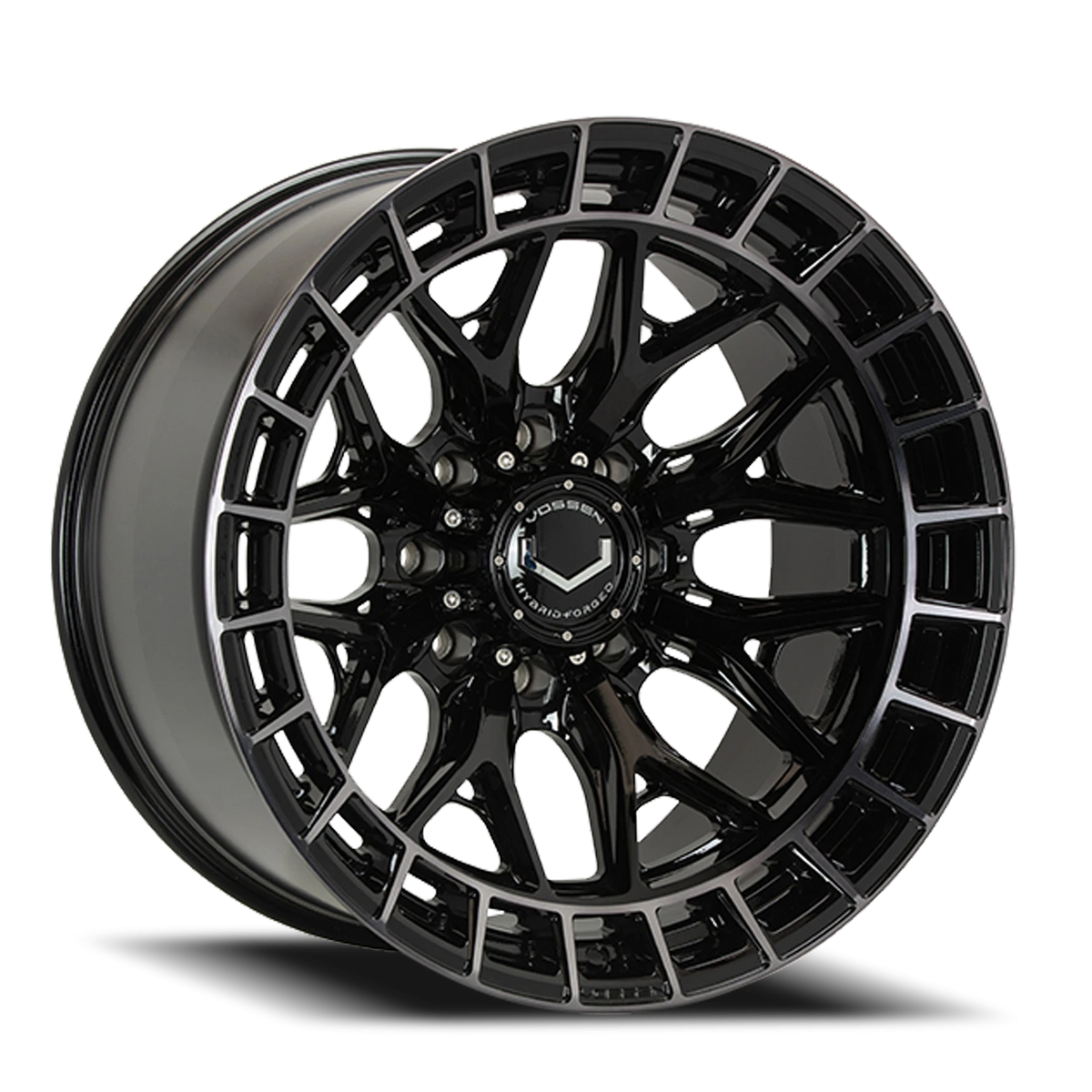 Vossen HFX1 Tinted Gloss Black 18x9 +18 8x180mm 124.3mm - Wheelwiz