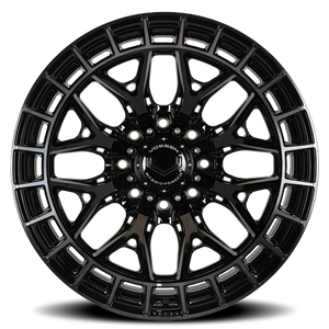 Vossen HFX1 Tinted Gloss Black 18x9 +18 8x180mm 124.3mm - Wheelwiz