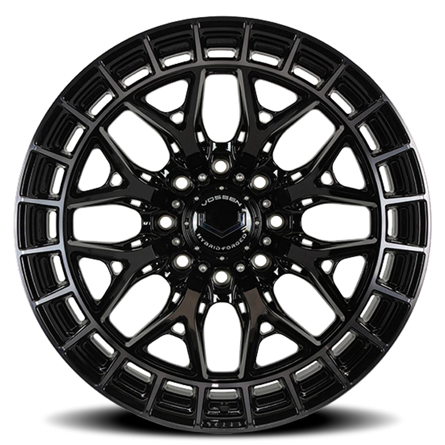 Vossen HFX1 Tinted Gloss Black 22x10 -18 8x170mm 125.1mm