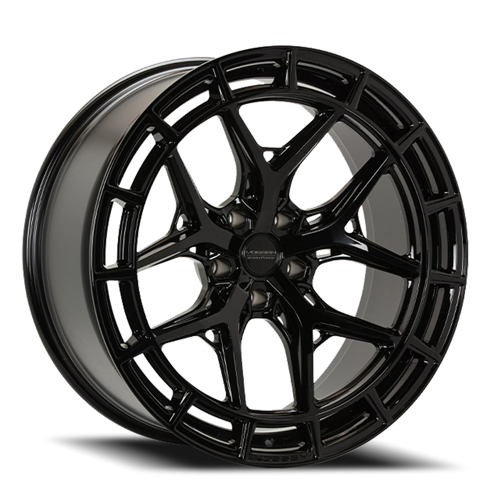 Vossen HFX1 Gloss Black 20x10.5 +20 5x130mm 84.1mm– Wheelwiz