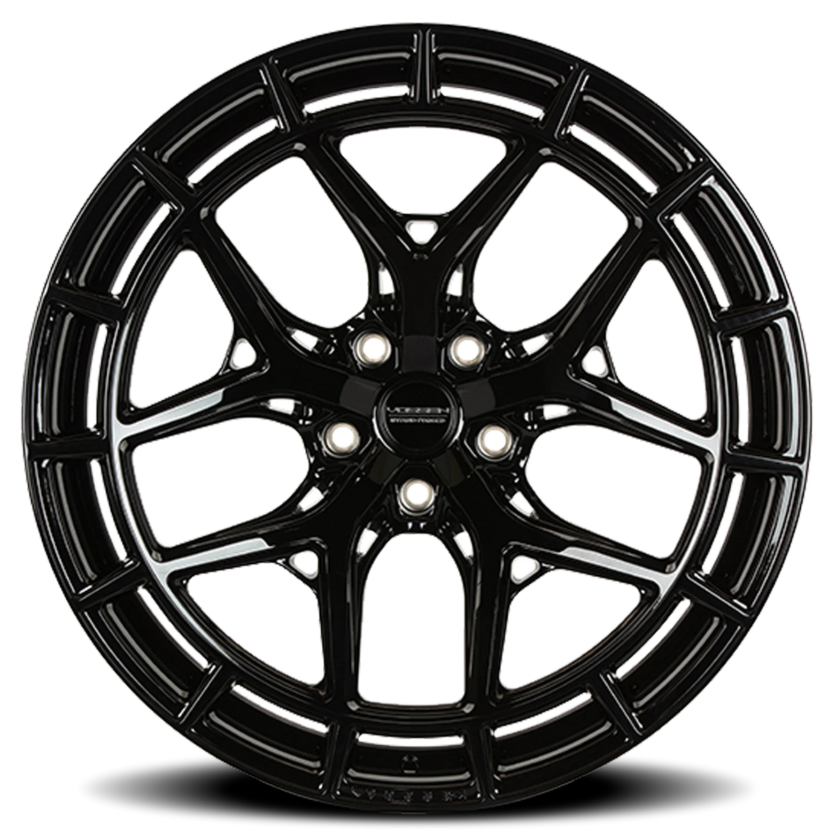 Vossen HFX1 Gloss Black 22x10 +38 5x120mm 72.56mm