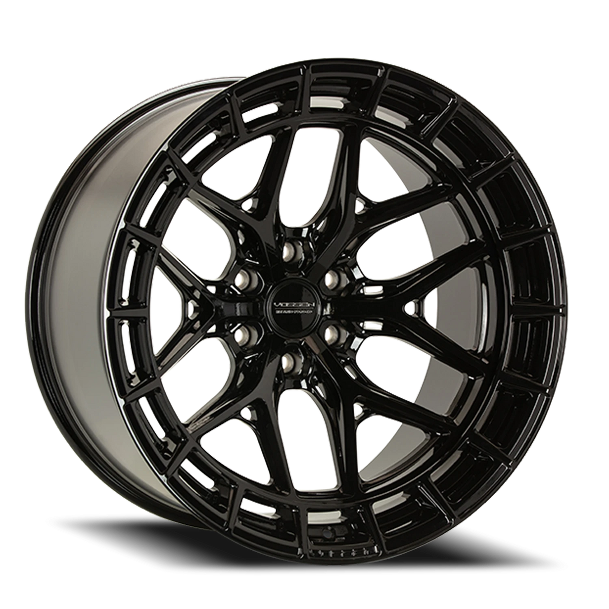Vossen HFX1 Gloss Black 24x10 +25 6x135mm 87.1mm - Wheelwiz
