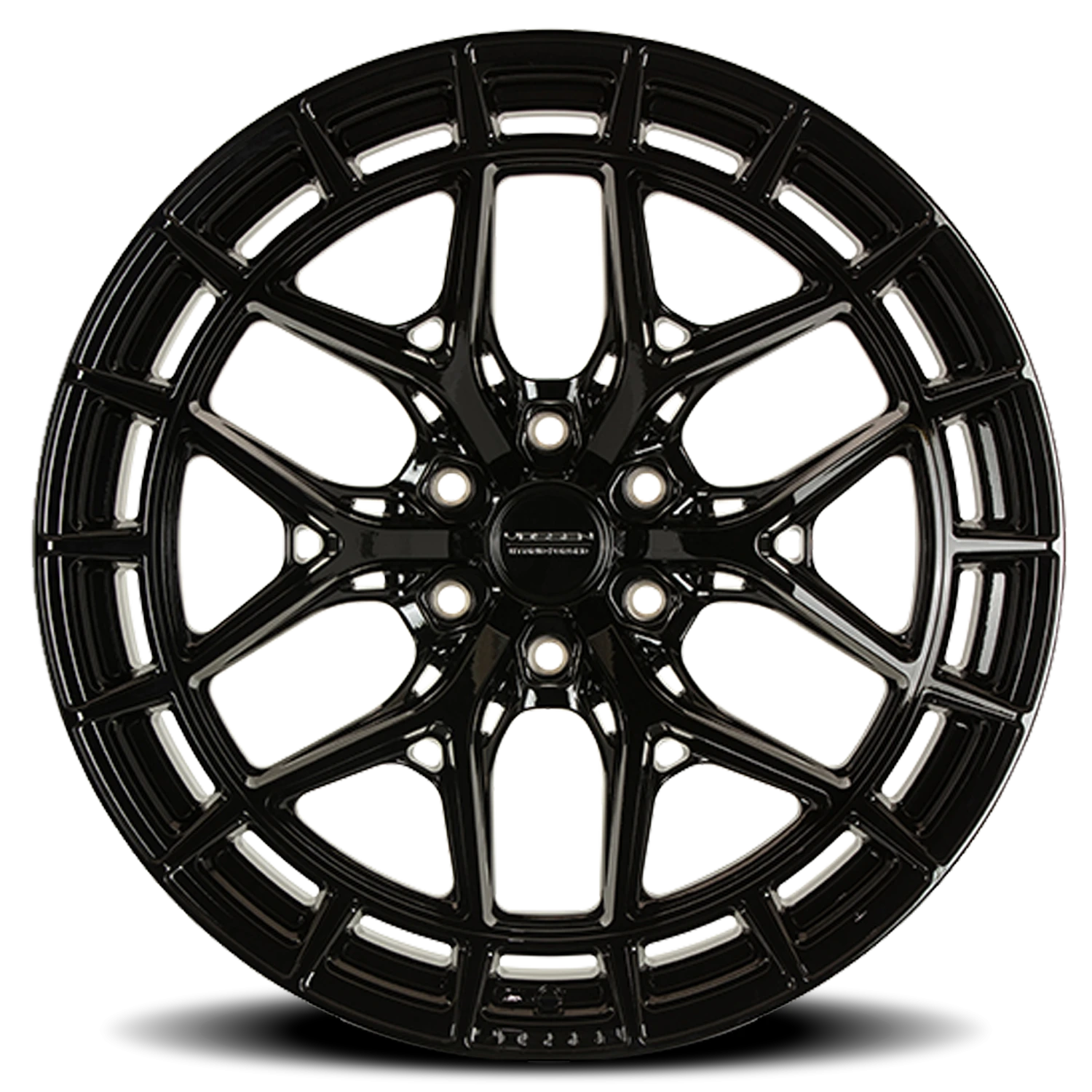 Vossen HFX1 Gloss Black 20x10 -18 6x139.7mm 106.1mm