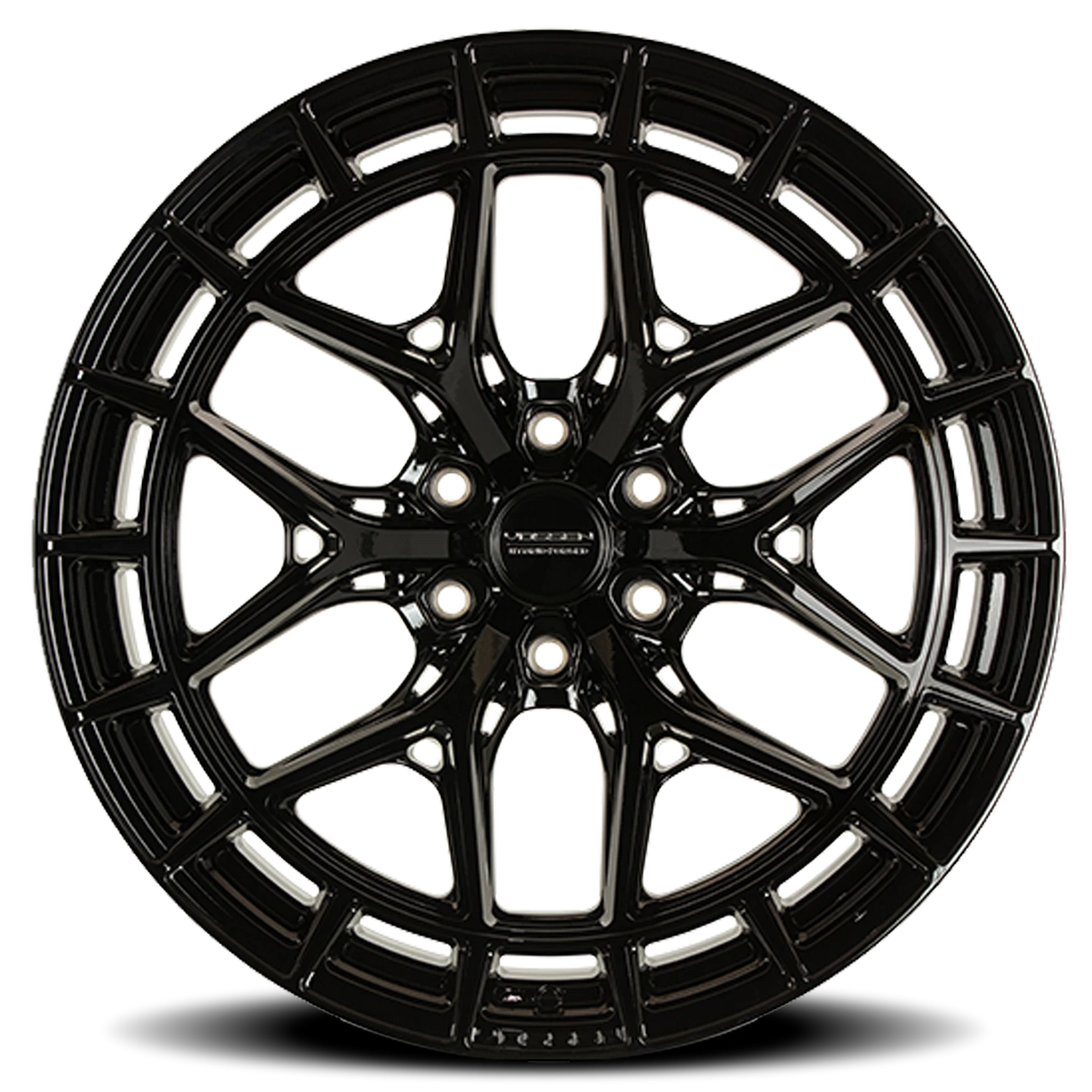 Vossen HFX1 Gloss Black 17x8.5 +35 6x139.7mm 106.1mm - Wheelwiz