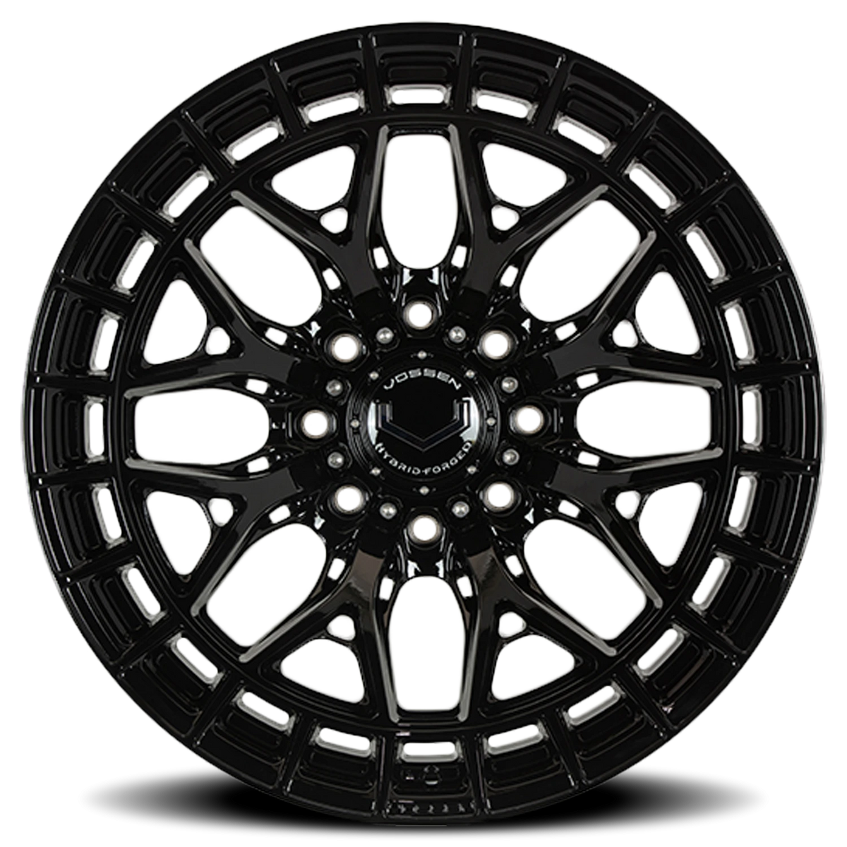 Vossen HFX1 Gloss Black 22x12 -44 8x165.1mm 125.1mm