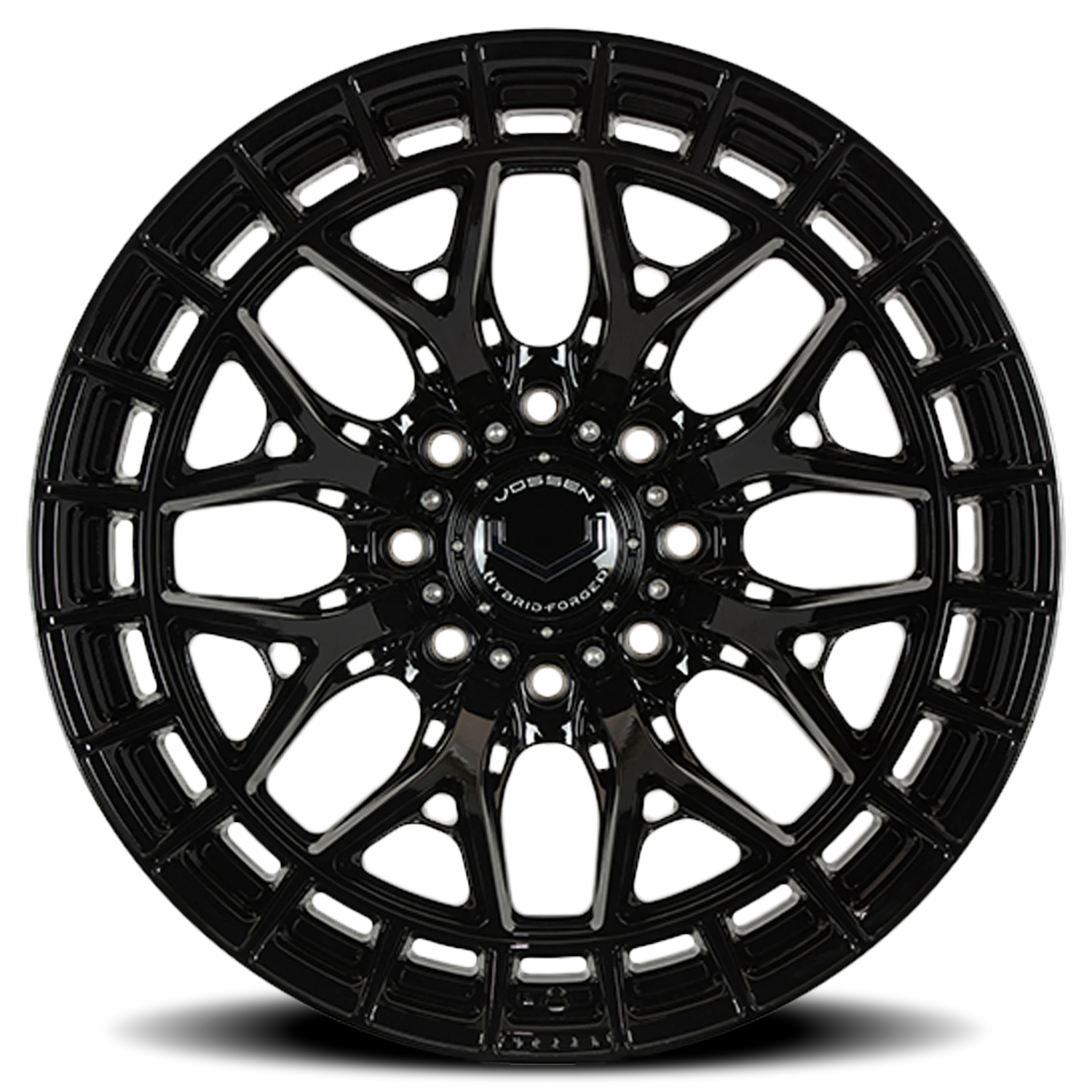 Vossen HFX1 Gloss Black 24x12 -44 8x180mm 124.3mm