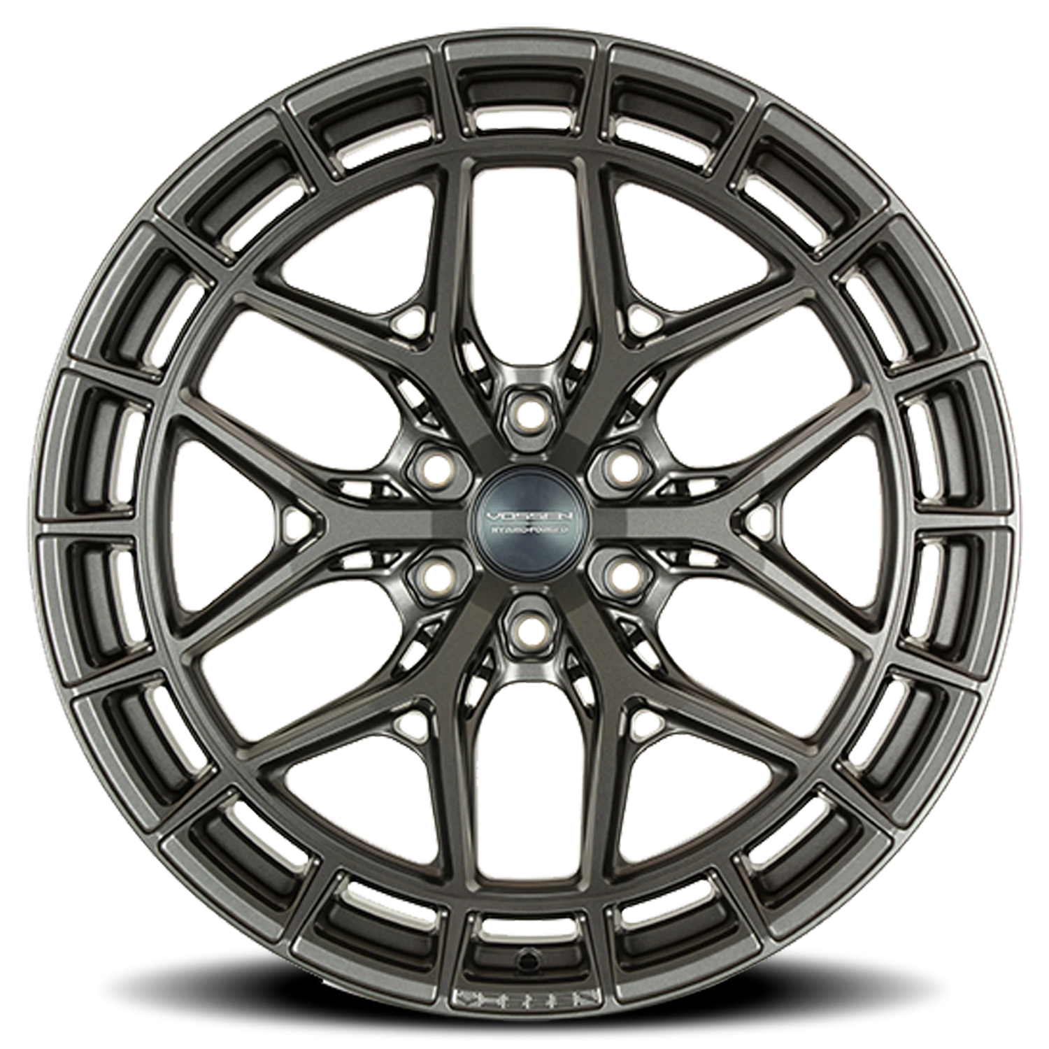 Vossen HFX1 Matte Gunmetal 22x9.5 +30 6x139.7mm 95.1mm - Wheelwiz