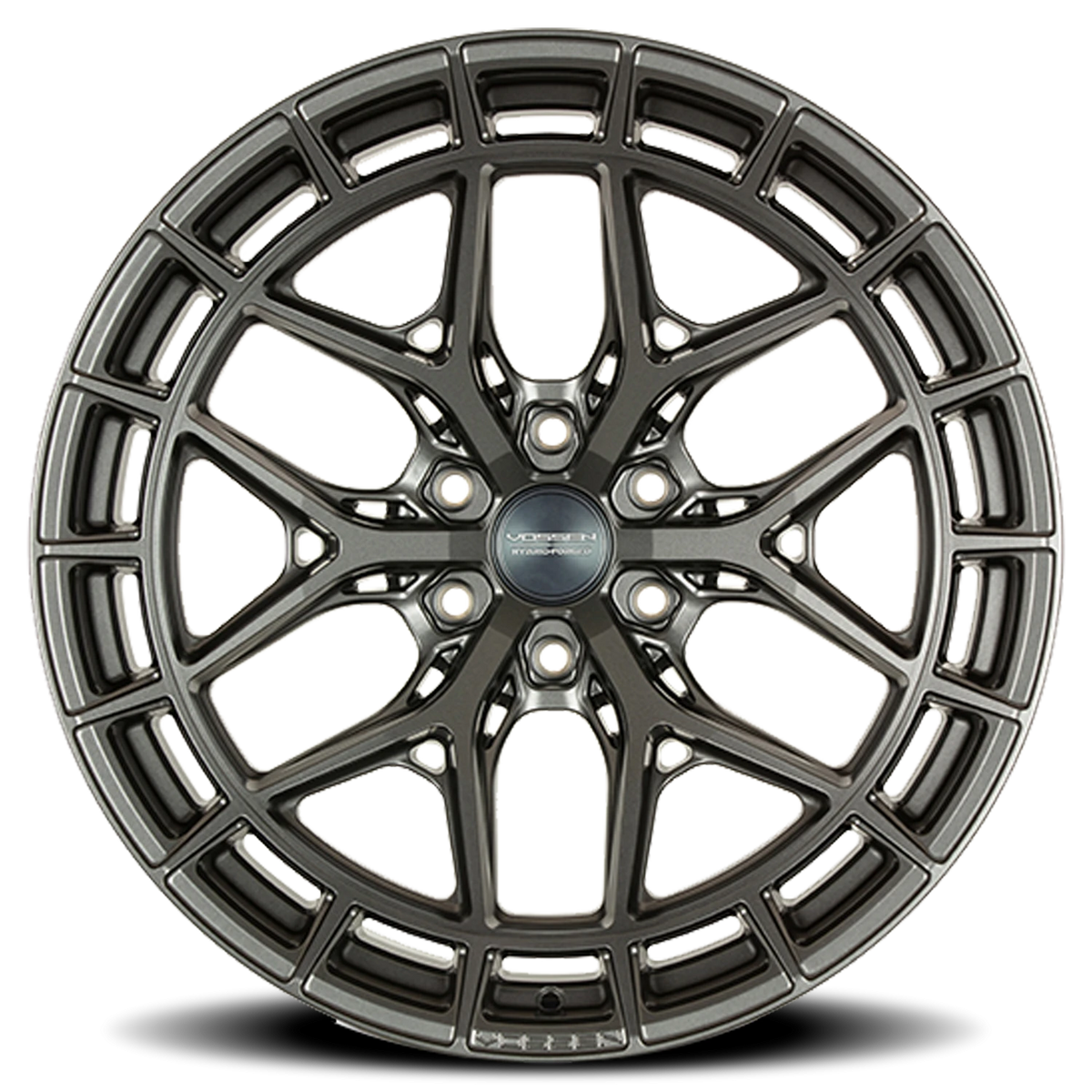 Vossen HFX1 Matte Gunmetal 20x9 +18 6x139.7mm 106.1mm - Wheelwiz